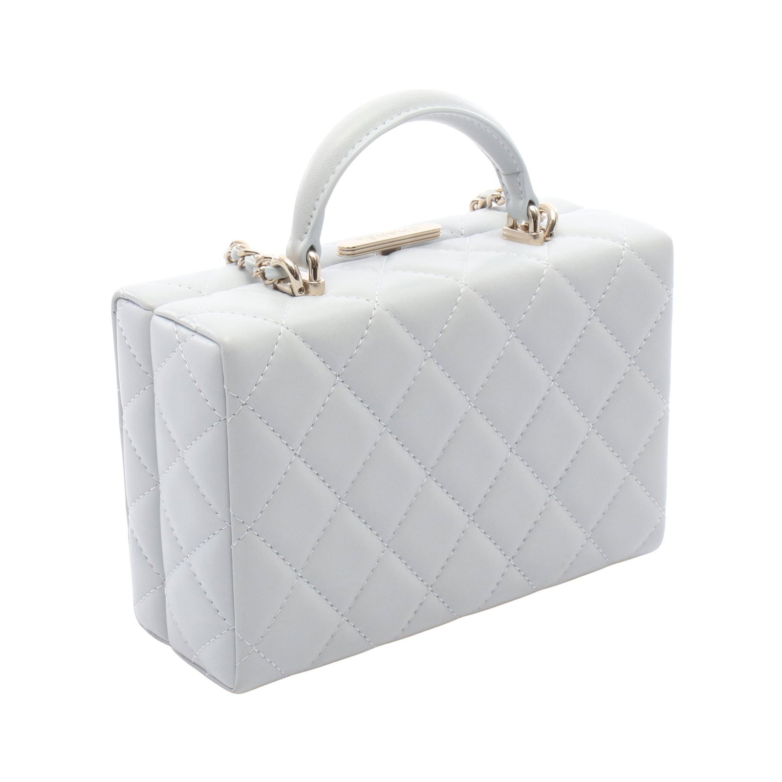 Chanel Top Handle 2Way Light Blue - 2