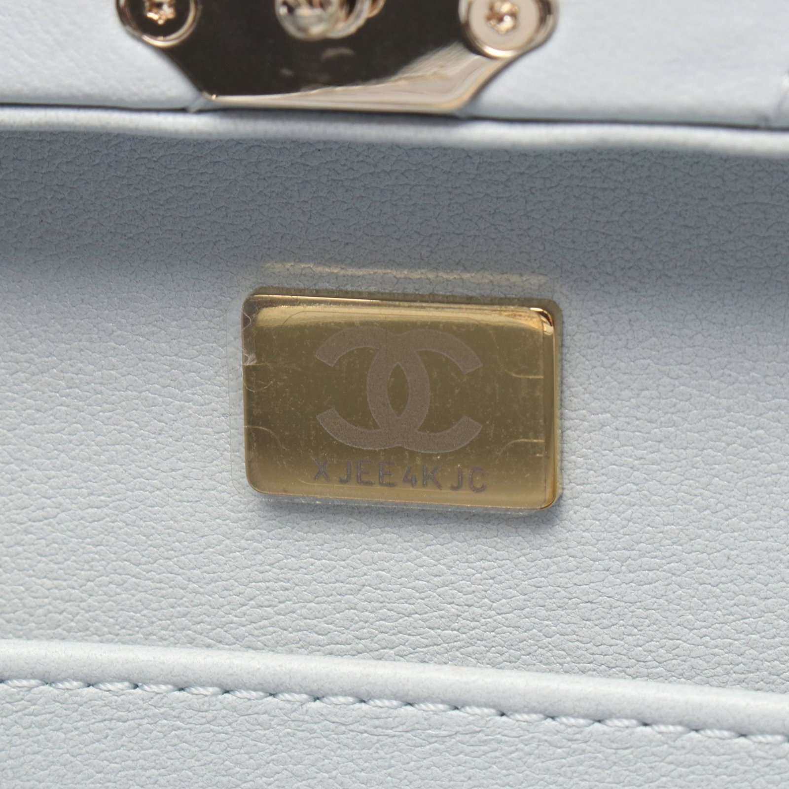 Chanel Top Handle 2Way Light Blue - 5
