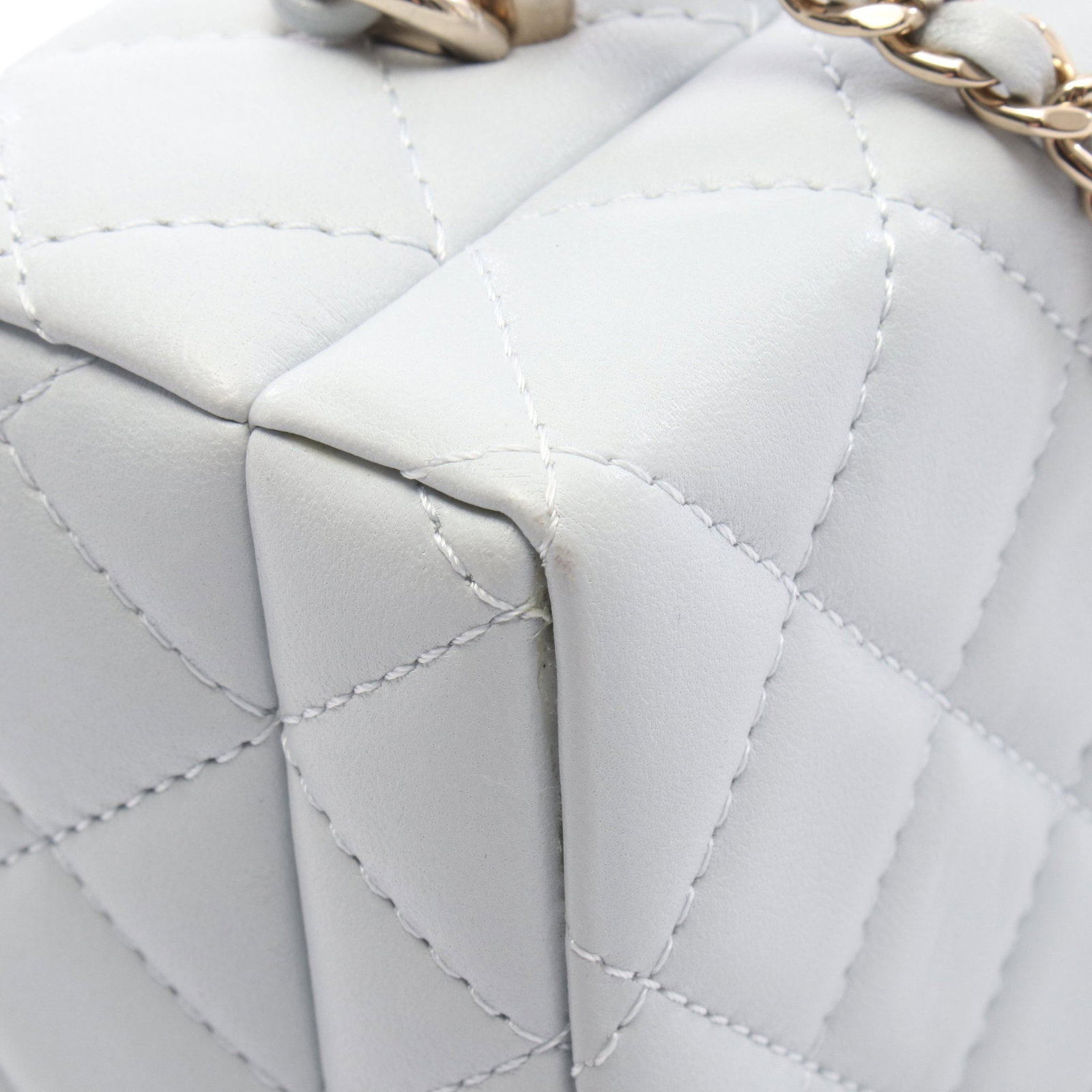 Chanel Top Handle 2Way Light Blue - 9