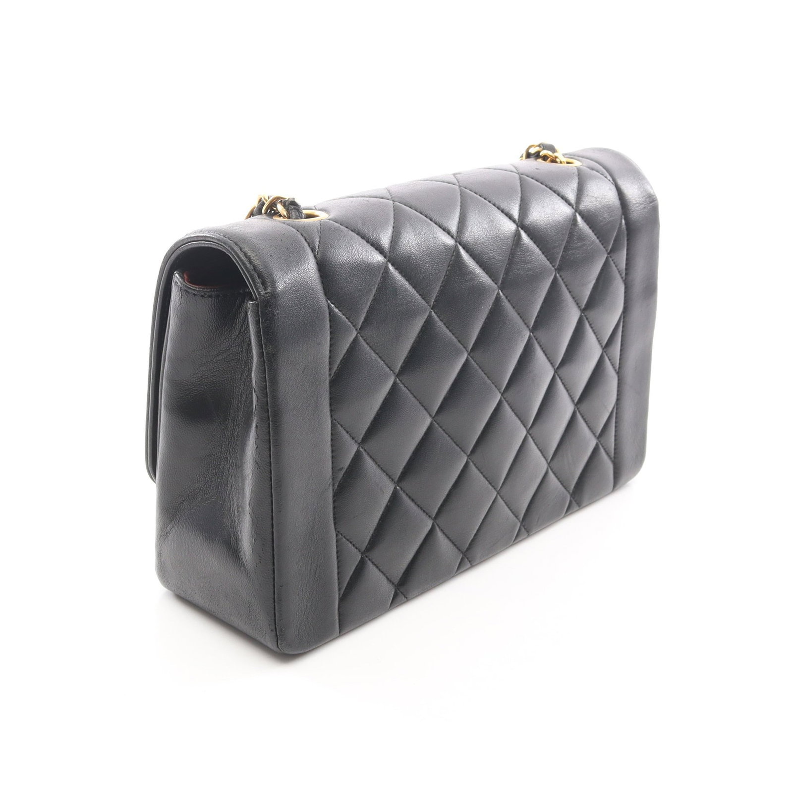 Chanel Diana Flap Lamb Black GHW - 2