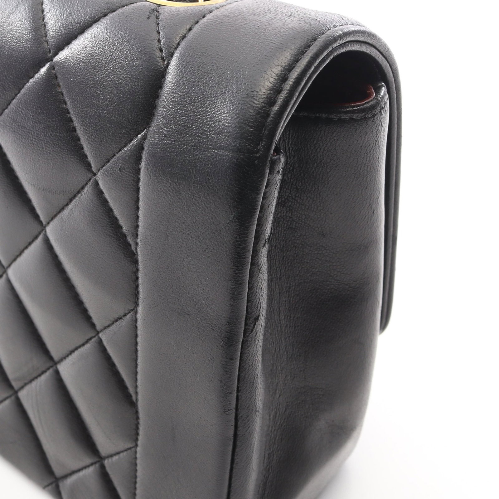 Chanel Diana Flap Lamb Black GHW - 7