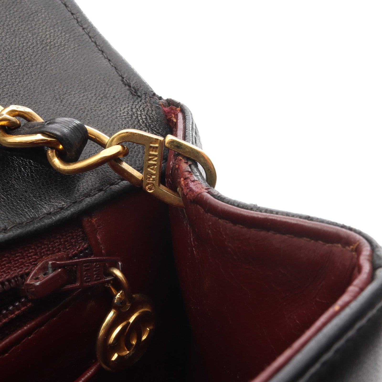 Chanel Diana Flap Lamb Black GHW - 9