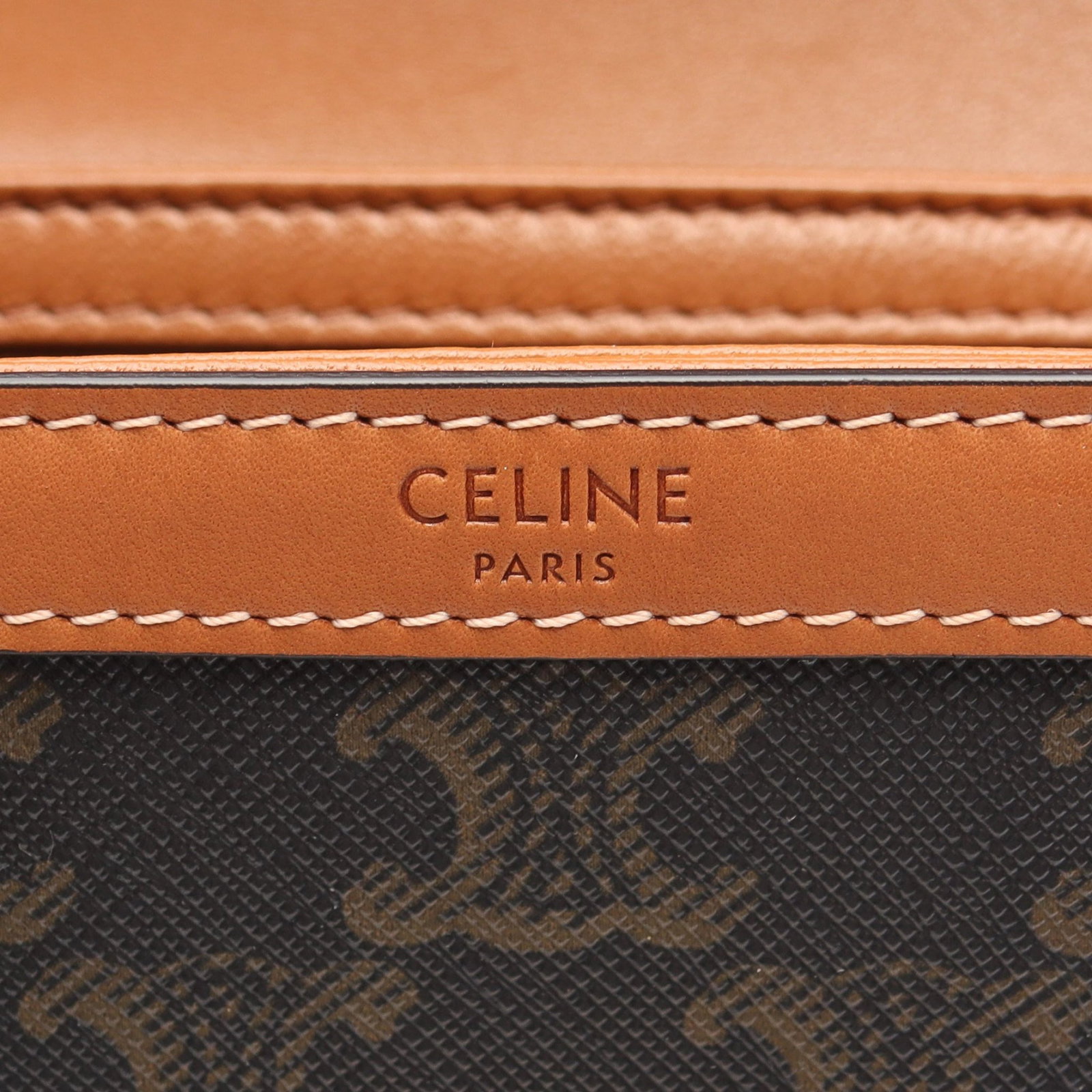 Celine Teen Triomphe Black Brown - 4