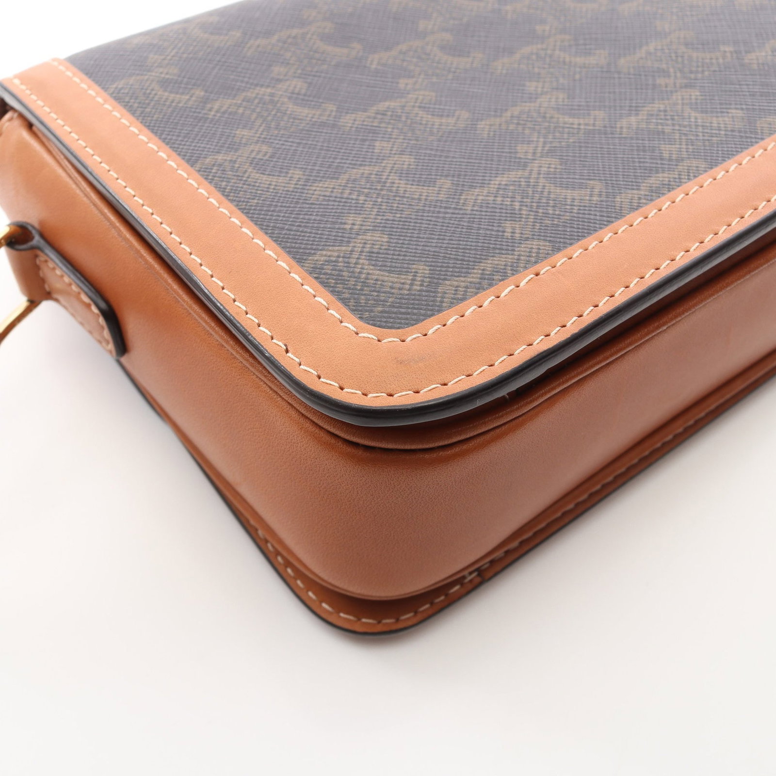 Celine Teen Triomphe Black Brown - 5