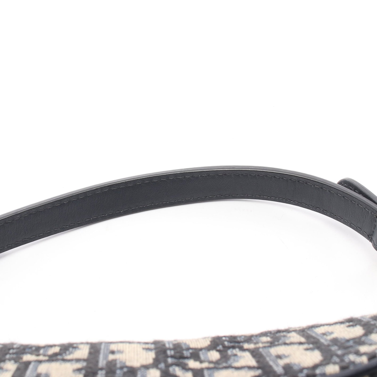 Dior Saddle Oblique Handbag Navy Beige - 6