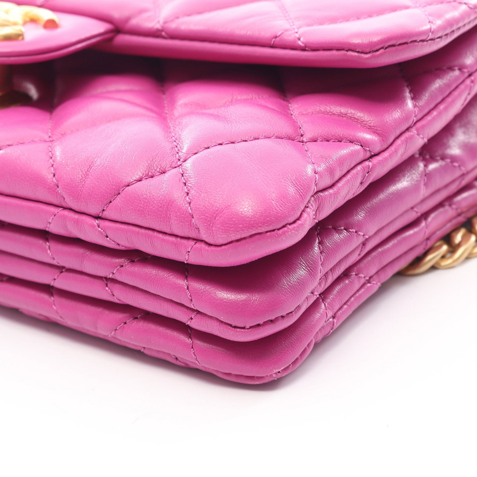 Chanel Matelasse Chain Lamb Purple - 6