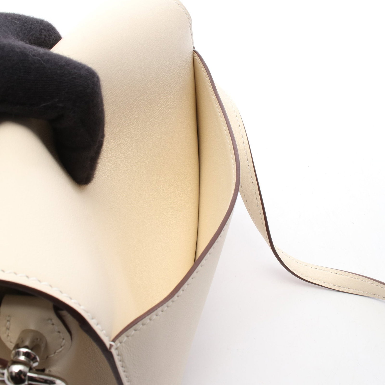 Hermes Roulis Mini Nata Ivory SHW - 6