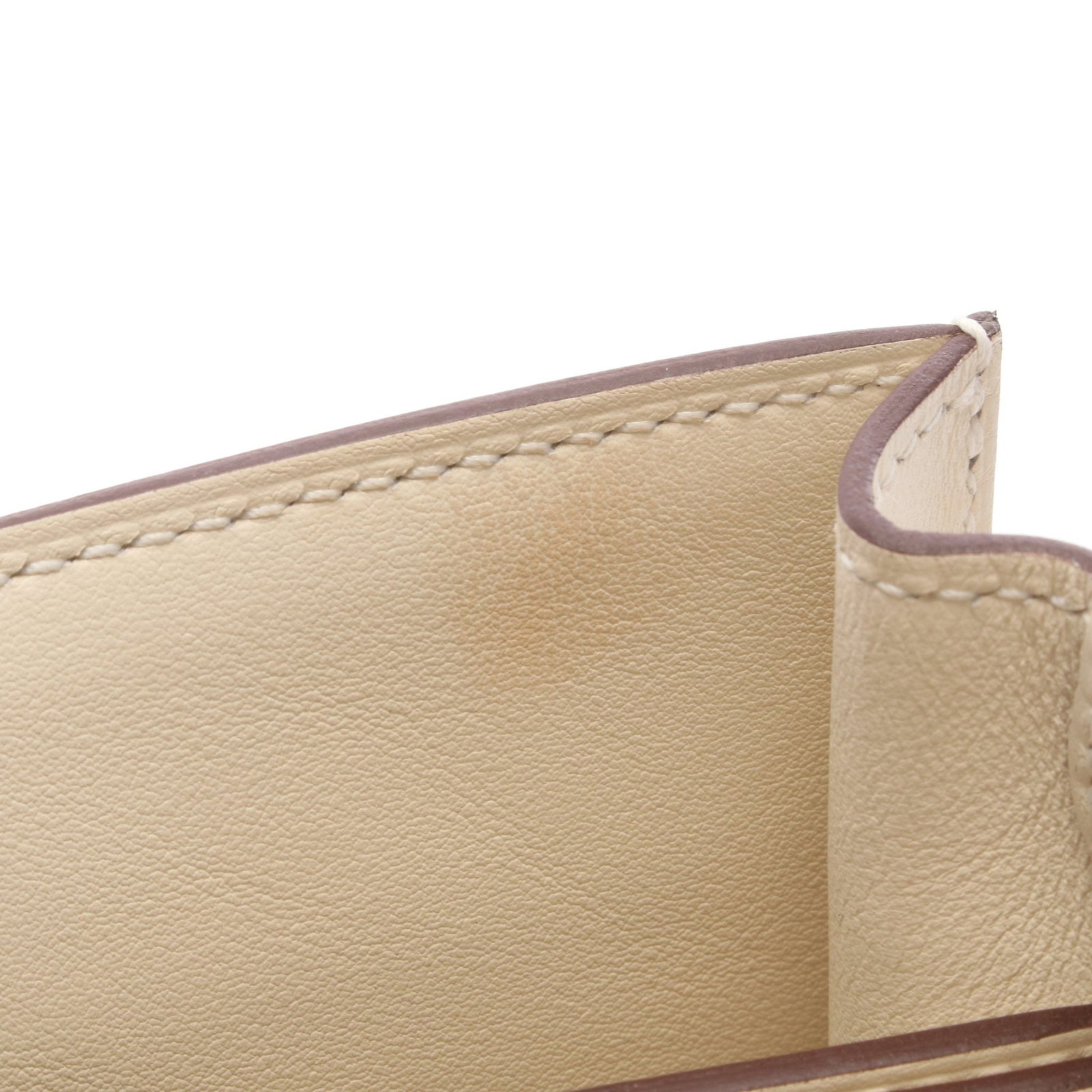 Hermes Roulis Mini Nata Ivory SHW - 7