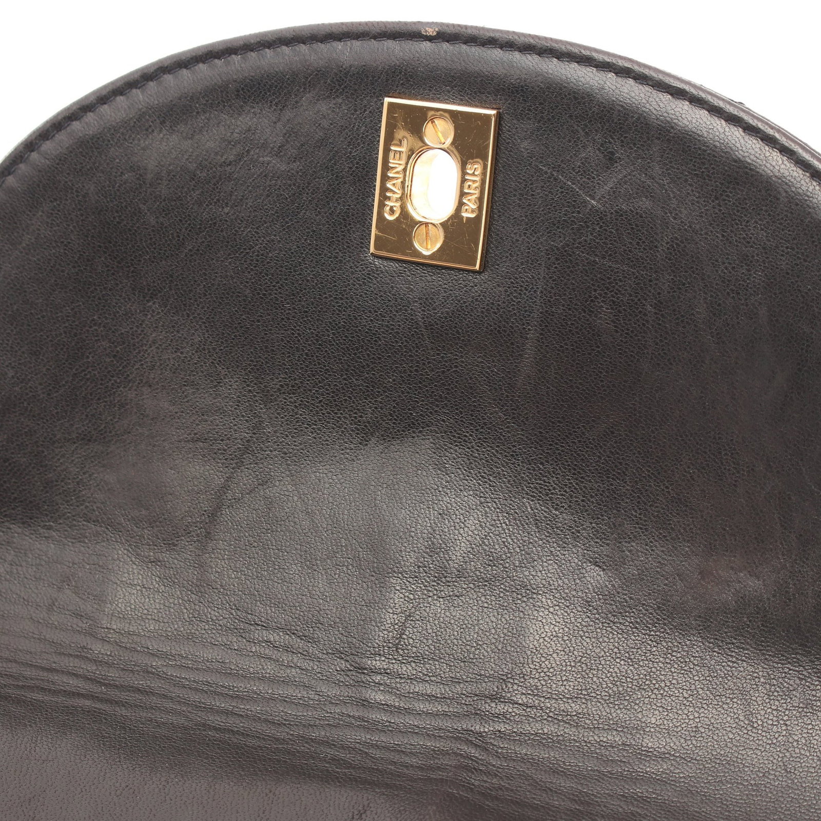 Chanel Turn Lock Chain Backpack Black - 8