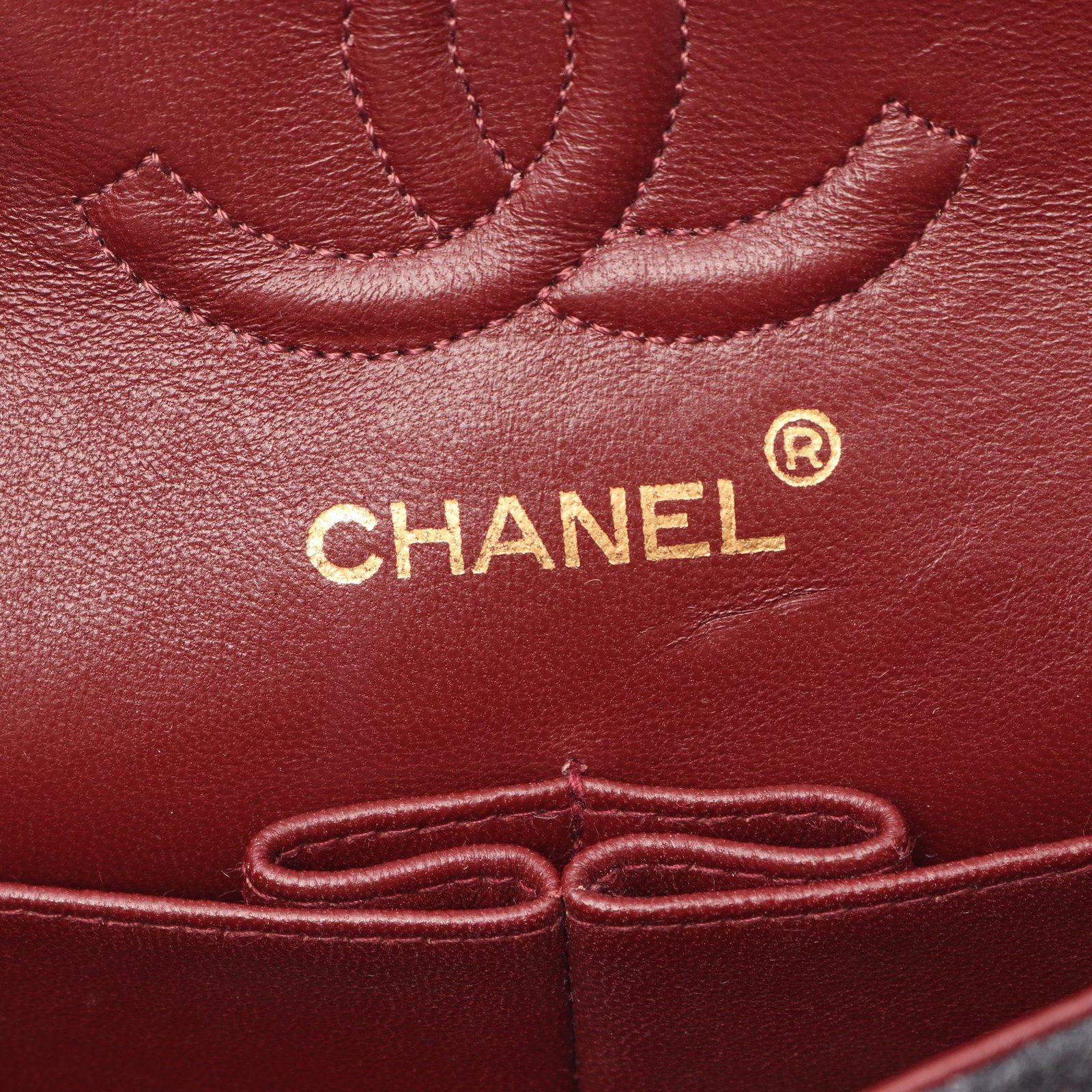 Chanel Double Flap 23 Wool Gray GHW - 4