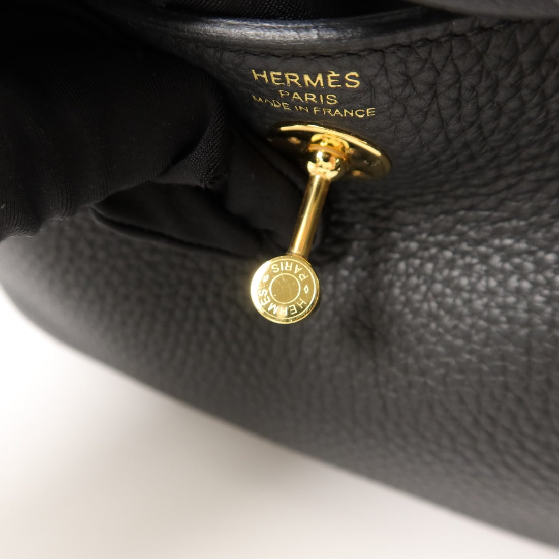 Hermes Mini Lindy Clemence Noir - 11
