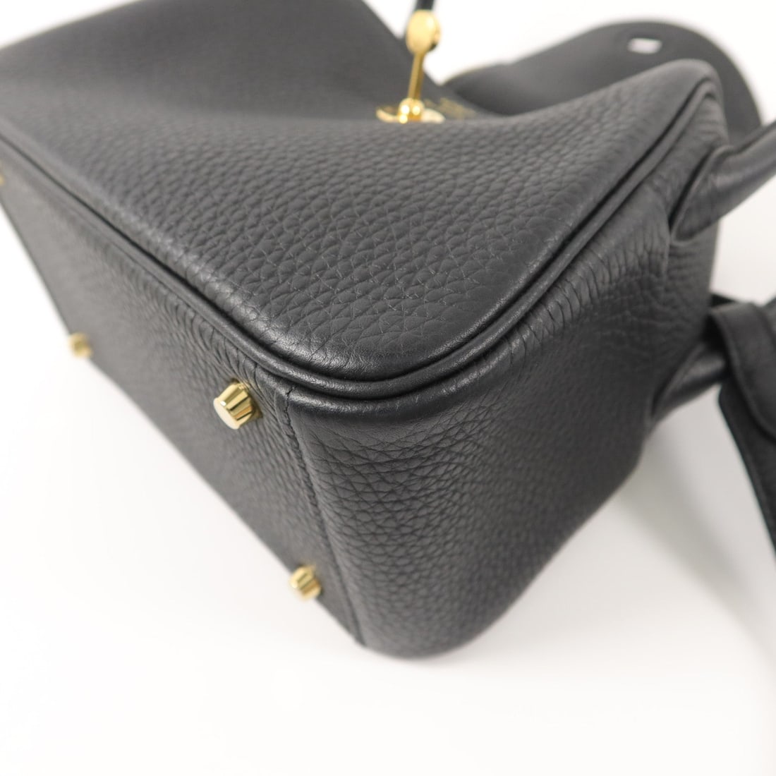 Hermes Mini Lindy Clemence Noir - 12