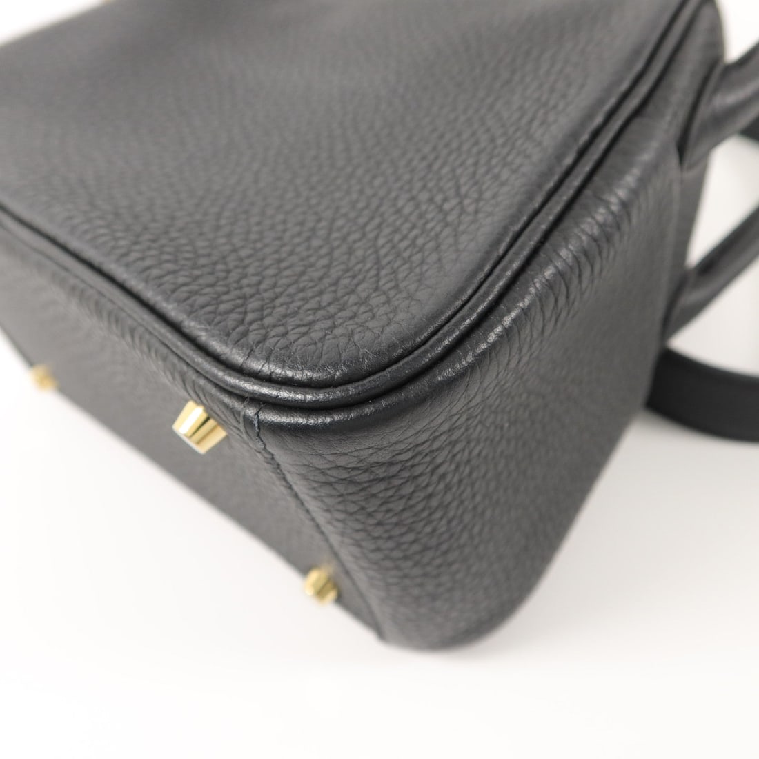 Hermes Mini Lindy Clemence Noir - 14