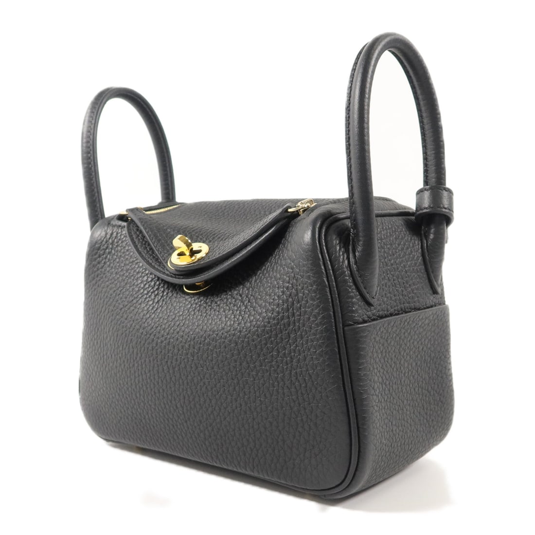 Hermes Mini Lindy Clemence Noir - 3