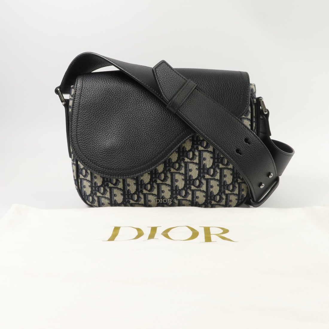 Dior Mini Saddle Messenger Blue - 10