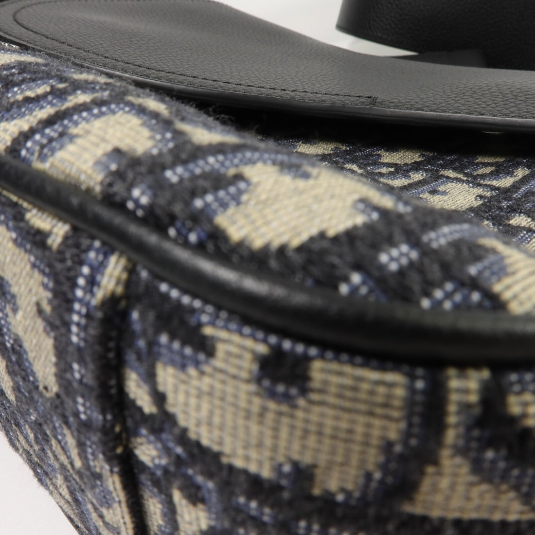 Dior Mini Saddle Messenger Blue - 12