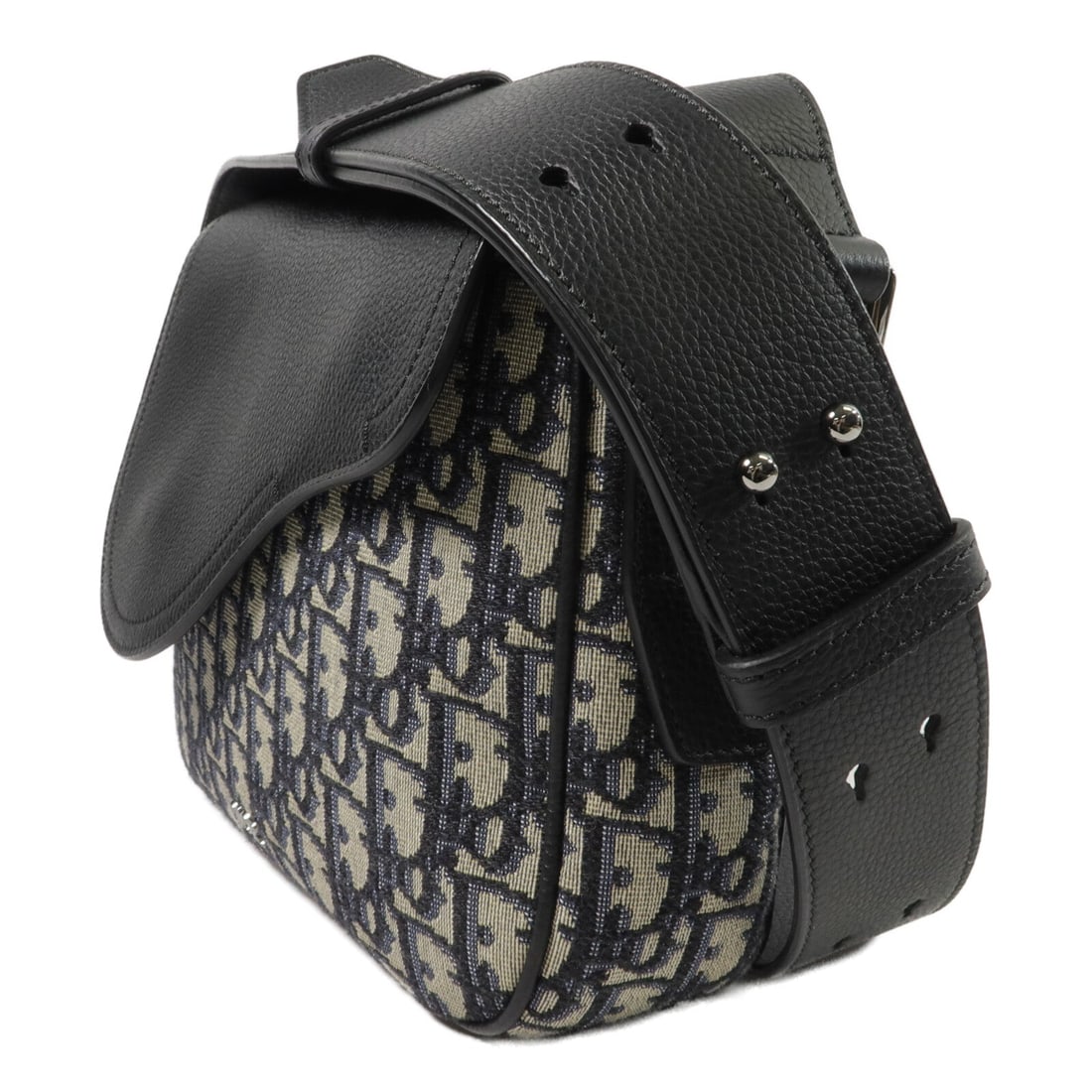 Dior Mini Saddle Messenger Blue - 3
