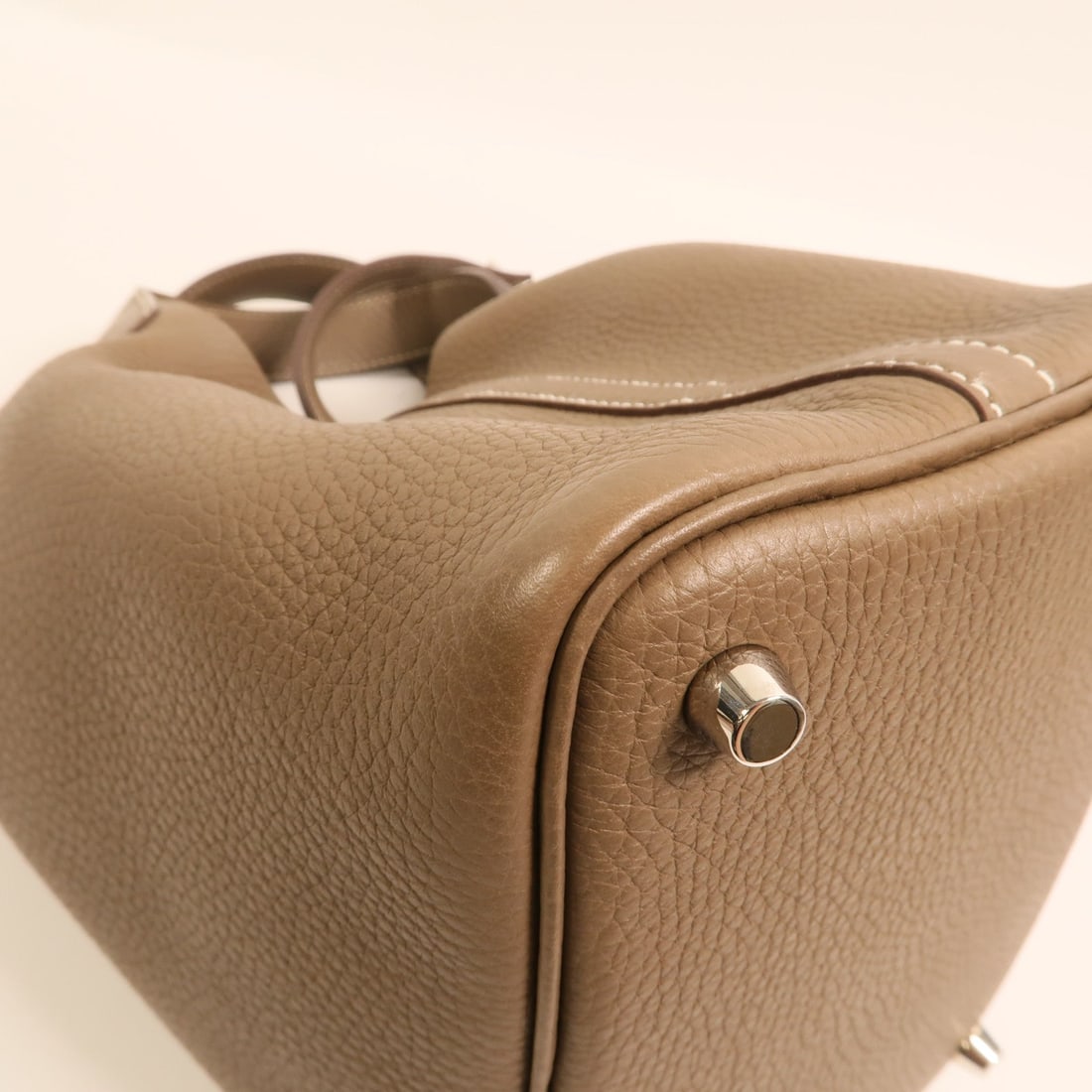 Hermes Picotin PM Clemence Etoupe - 13