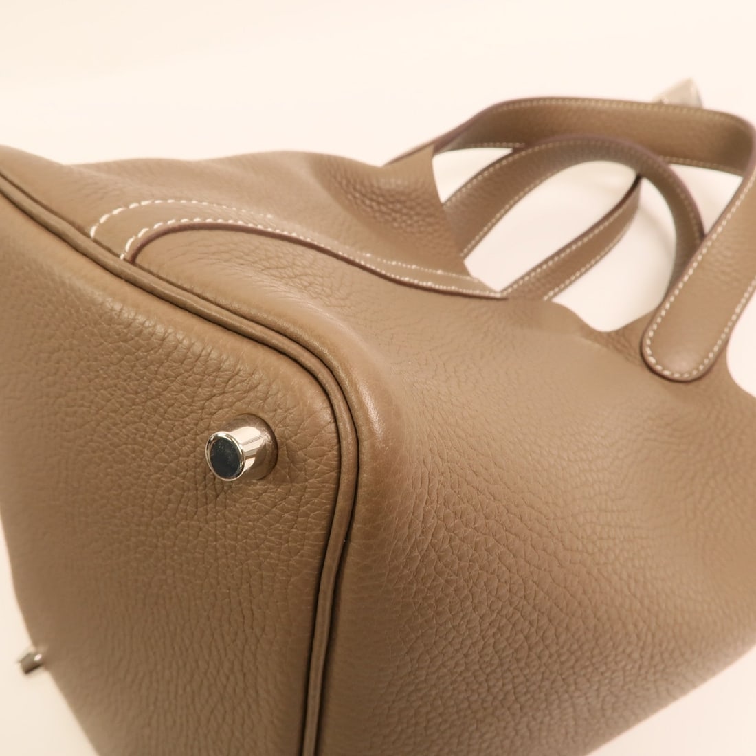 Hermes Picotin PM Clemence Etoupe - 14