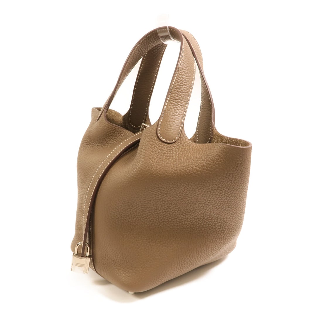 Hermes Picotin PM Clemence Etoupe - 3