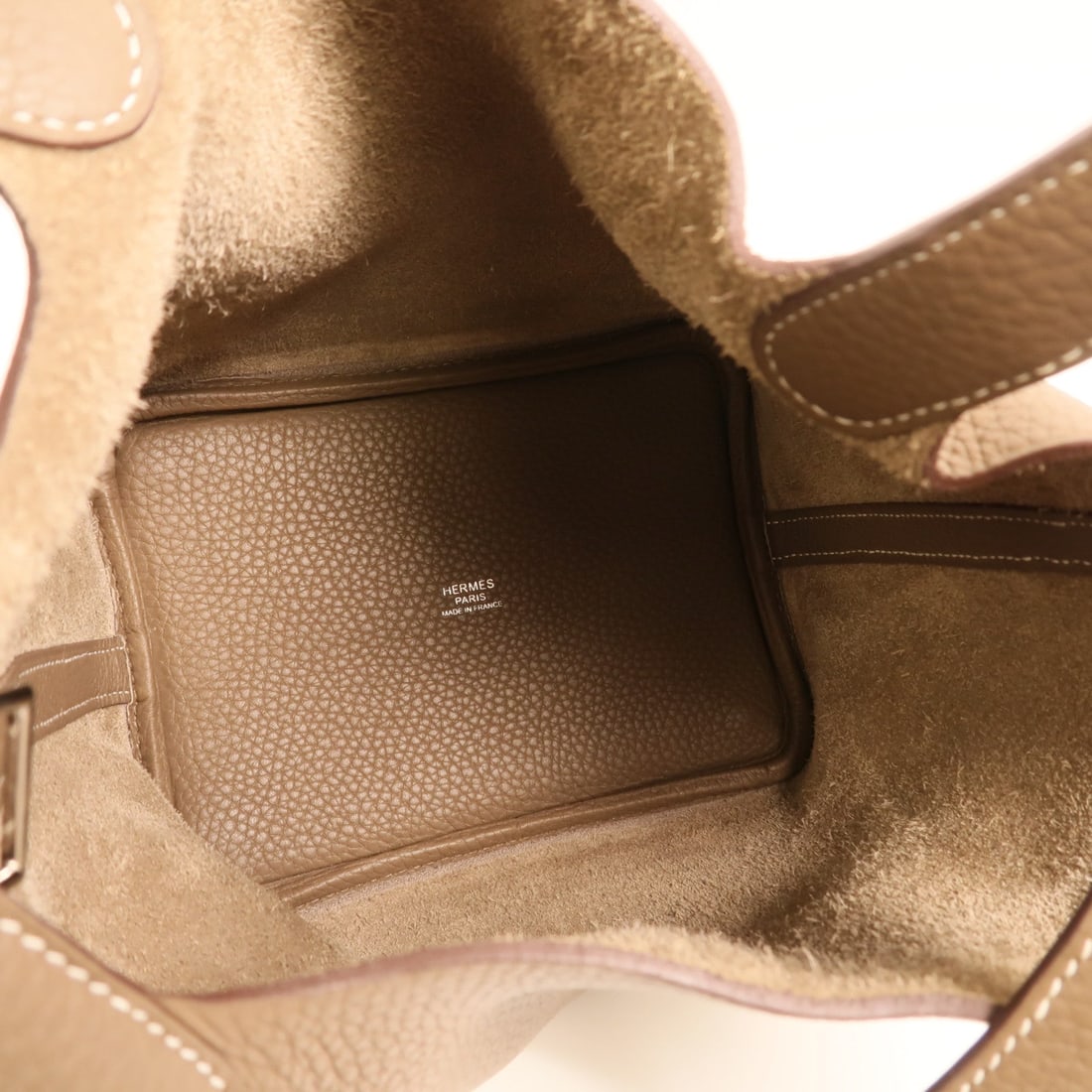 Hermes Picotin PM Clemence Etoupe - 5