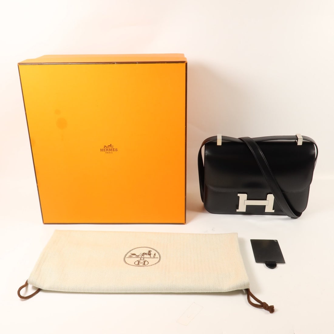 Hermes Constance 24 Box Calf Noir - 9