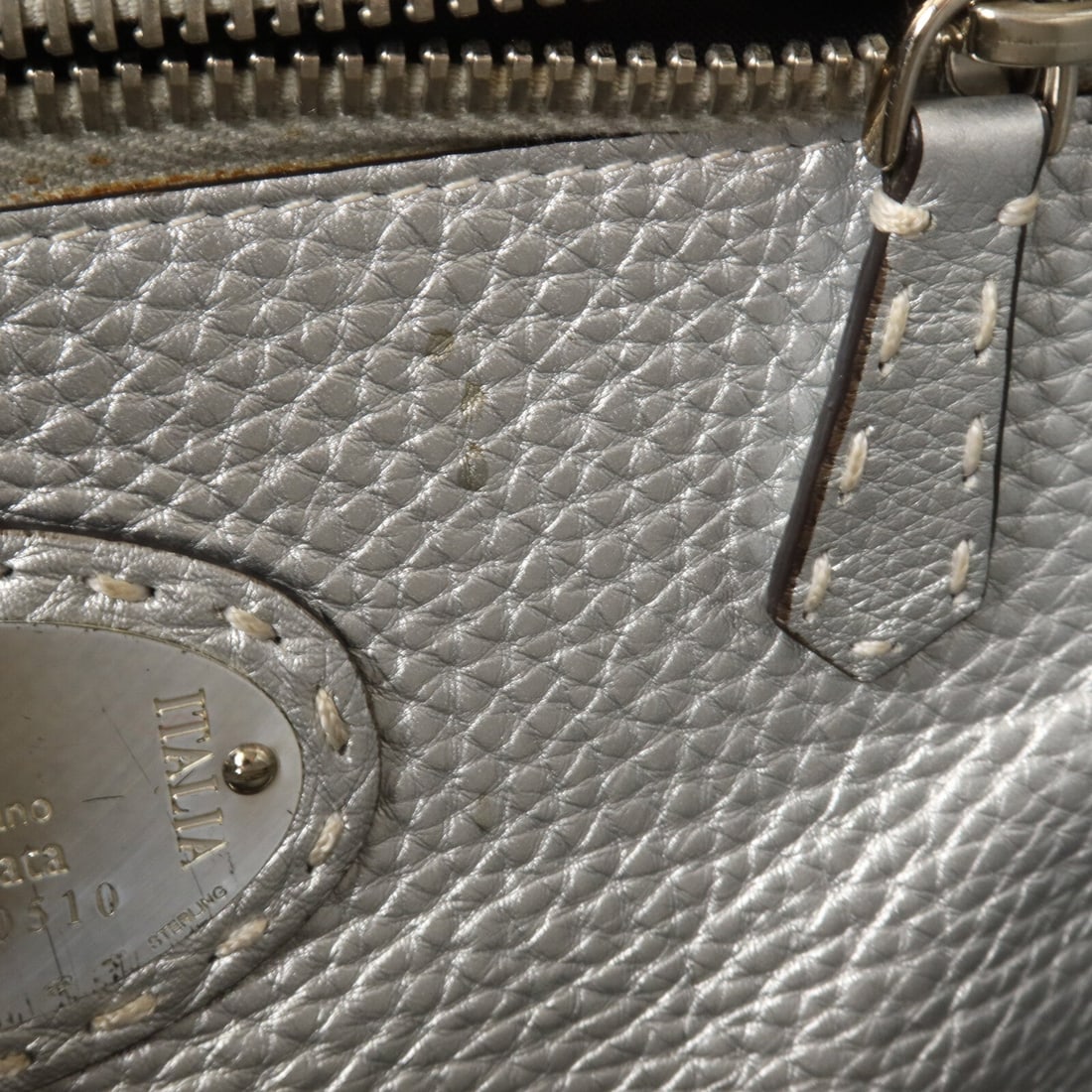 Fendi Peekaboo Medium 2Way Calf Silver - 18