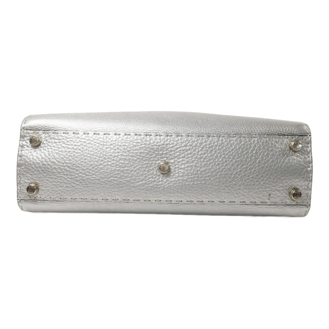 Fendi Peekaboo Medium 2Way Calf Silver - 4