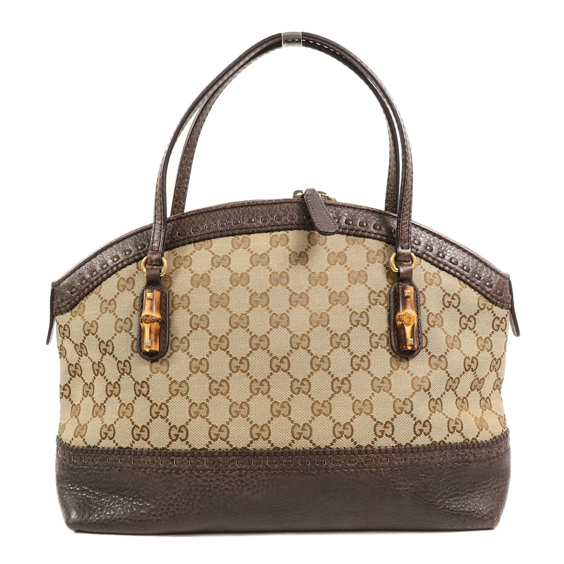 Gucci GG Canvas Shoulder Brown - 2