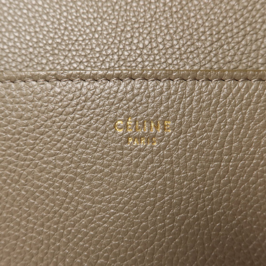 Celine Sangle Bucket Large Gray - 6
