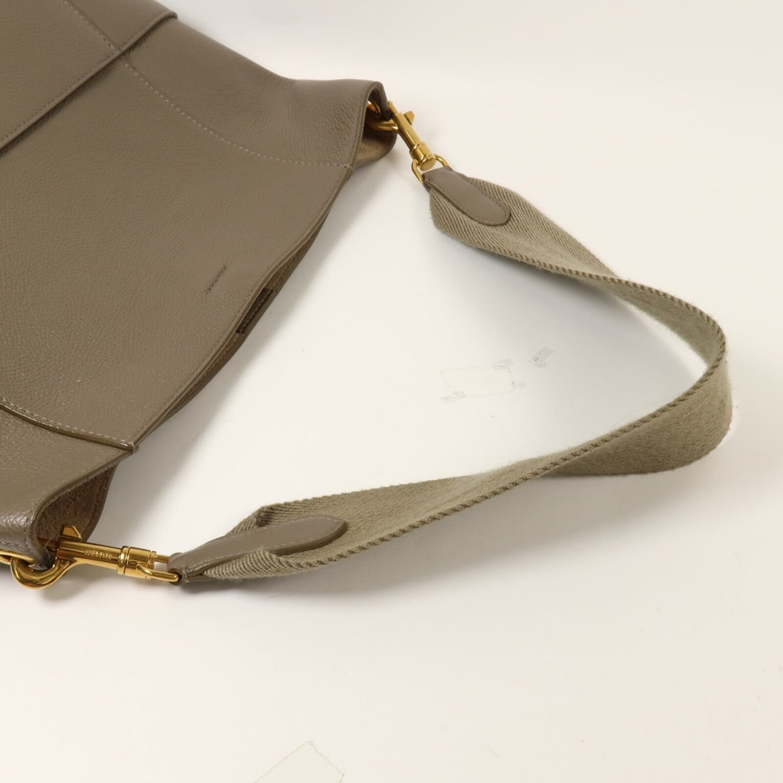 Celine Sangle Bucket Large Gray - 8