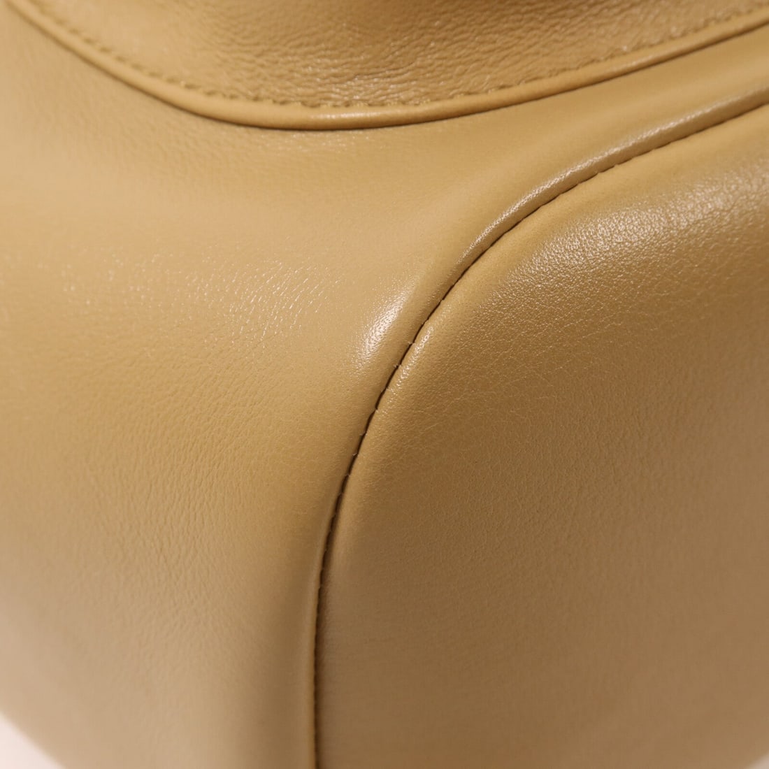 Chanel Chain Backpack Lamb Beige GHW - 11