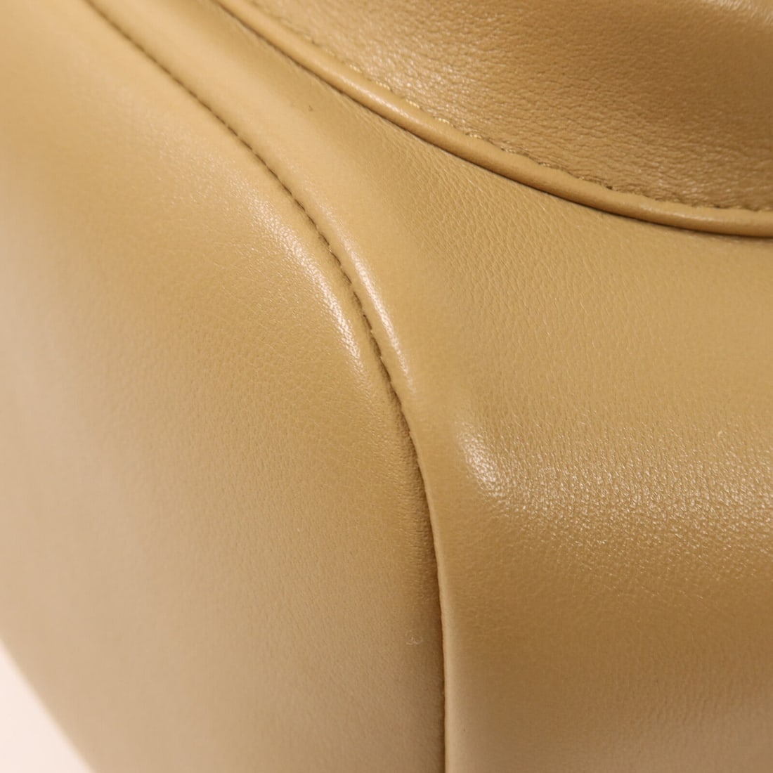 Chanel Chain Backpack Lamb Beige GHW - 12