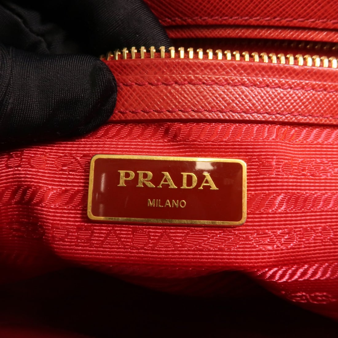 Prada 2Way Saffiano Red - 10