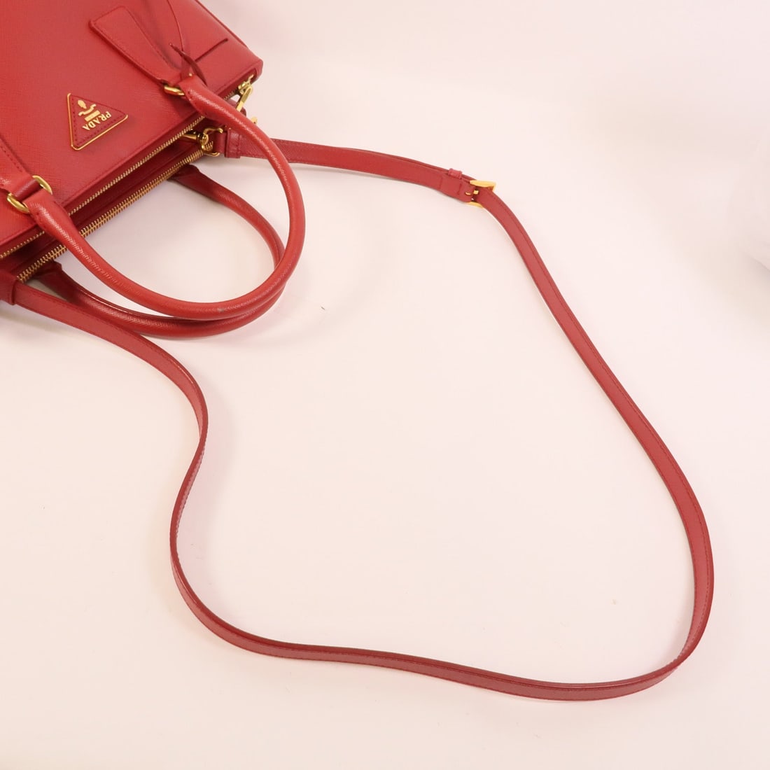 Prada 2Way Saffiano Red - 6