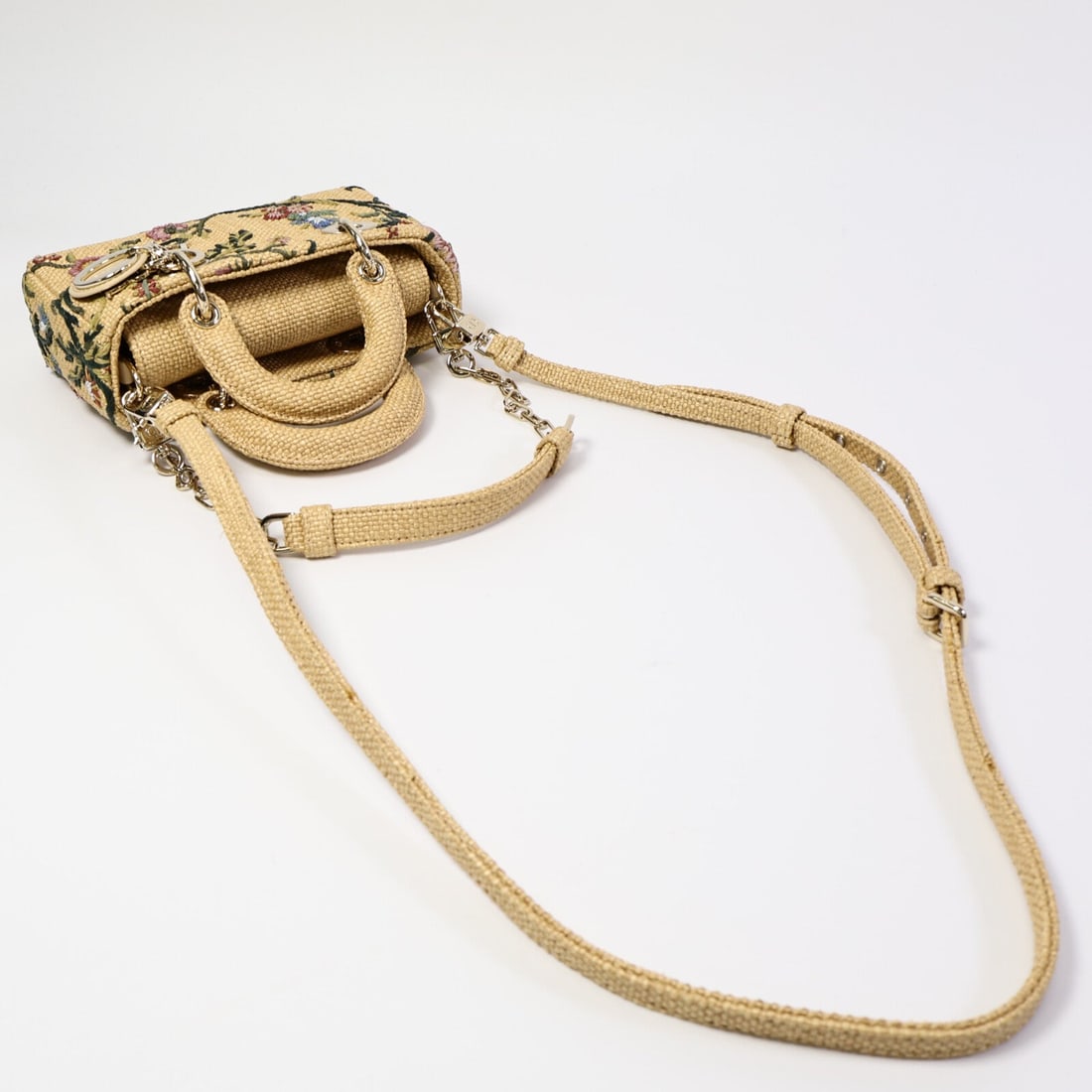 Dior Lady D-Joy Micro Raffia Beige - 10