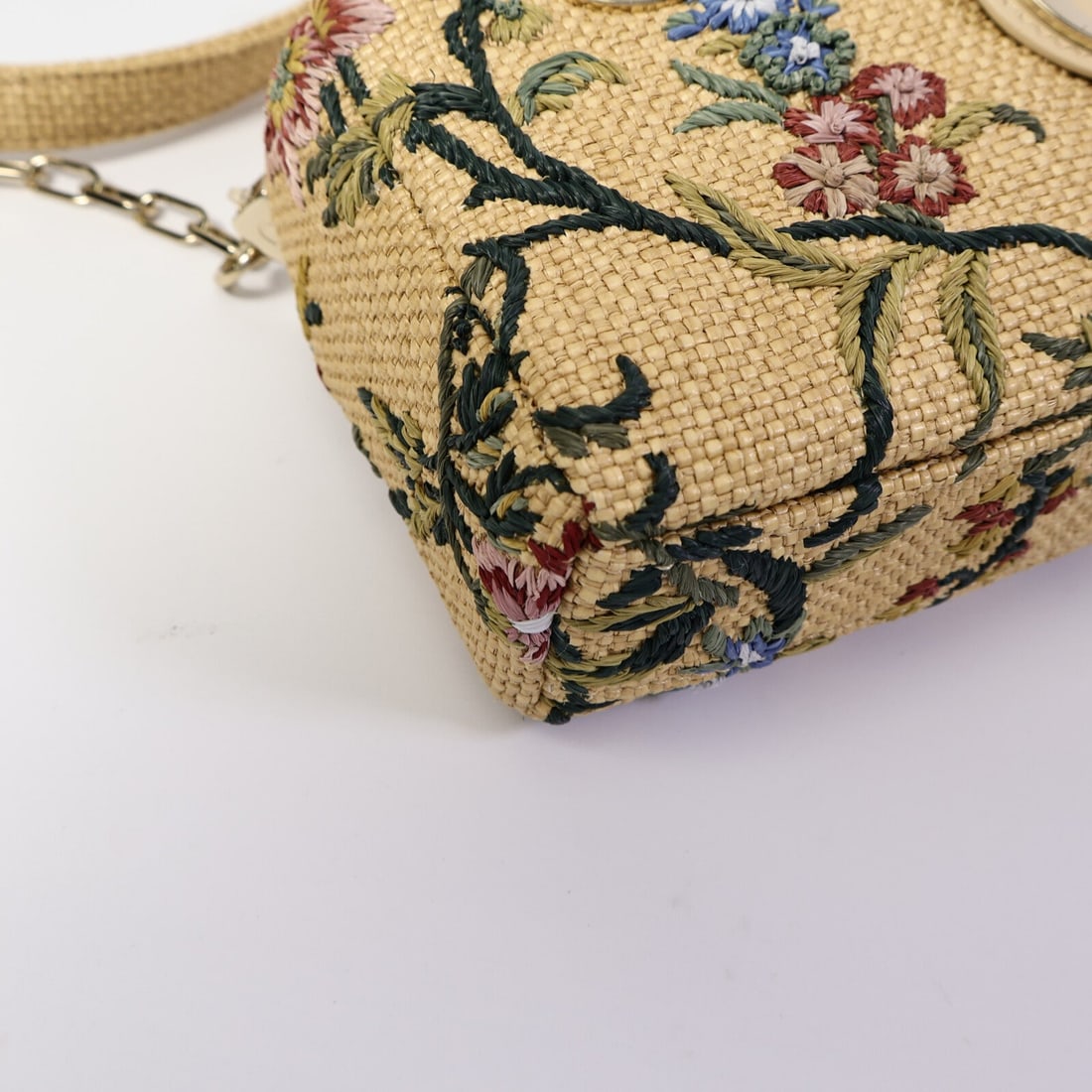 Dior Lady D-Joy Micro Raffia Beige - 12