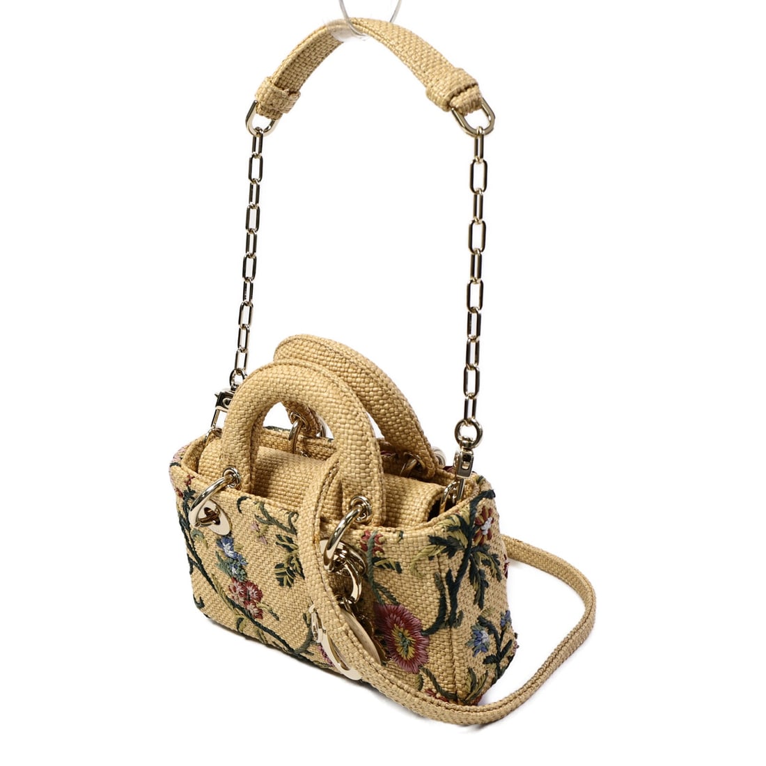 Dior Lady D-Joy Micro Raffia Beige - 3