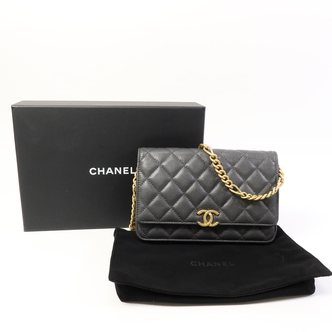 Chanel Wallet On Chain Gray - 10
