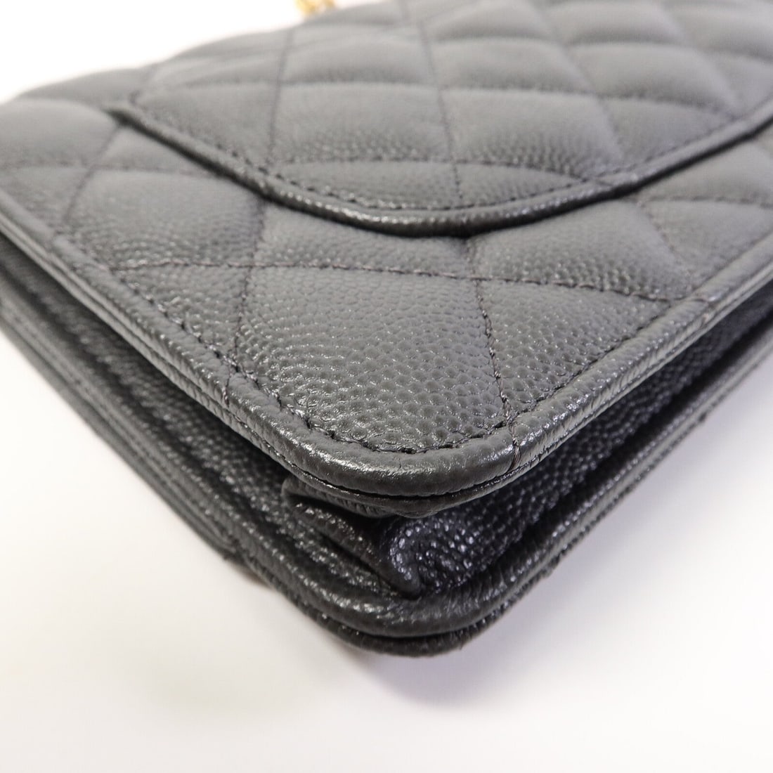 Chanel Wallet On Chain Gray - 13