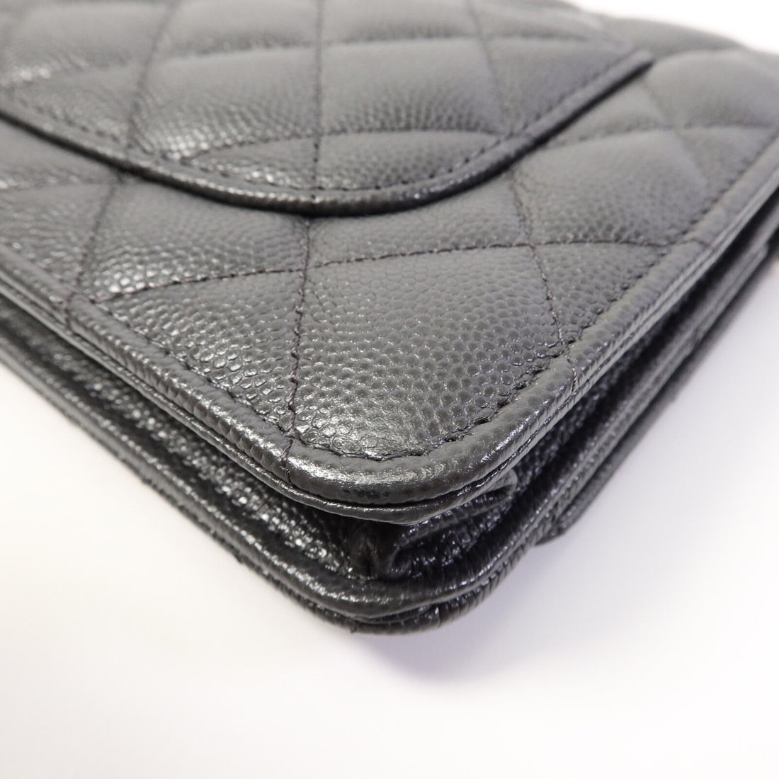 Chanel Wallet On Chain Gray - 14