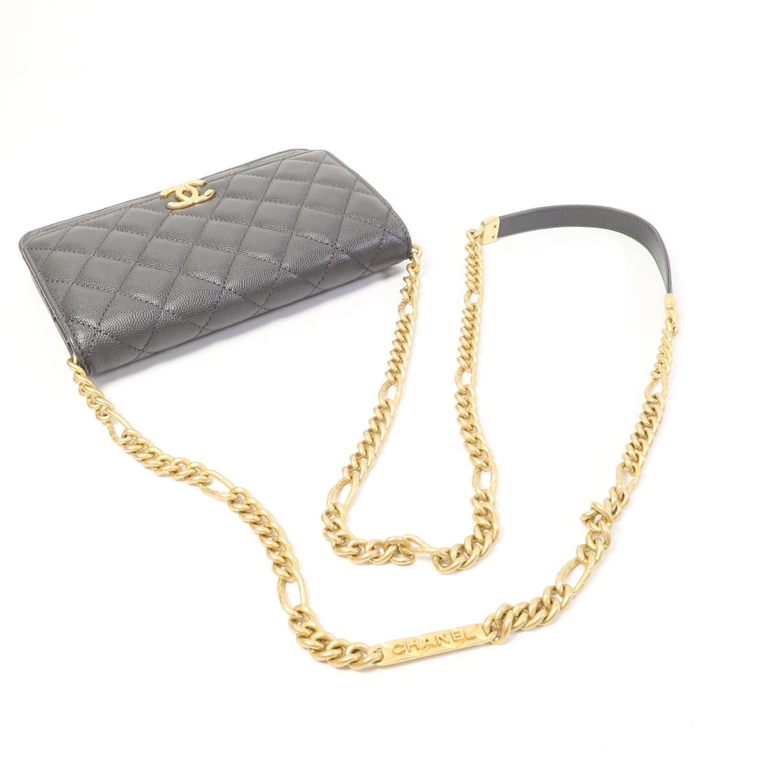 Chanel Wallet On Chain Gray - 9