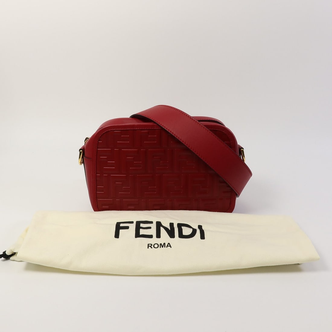 Fendi Zucca Camera Red - 10
