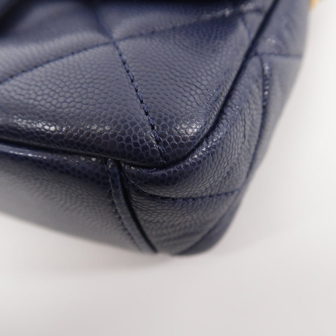 Chanel Chain Shoulder Navy GHW - 13