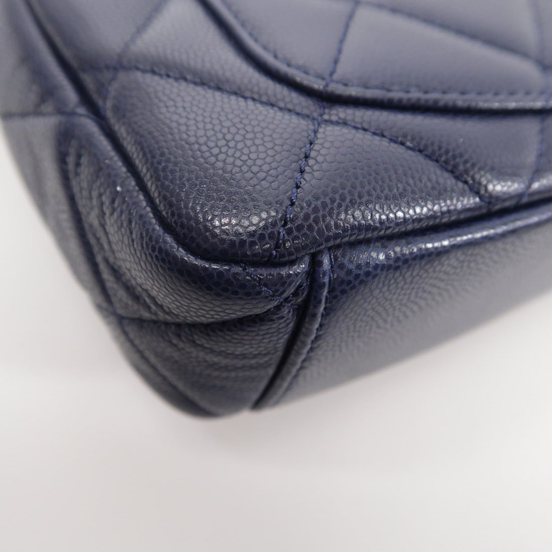 Chanel Chain Shoulder Navy GHW - 14