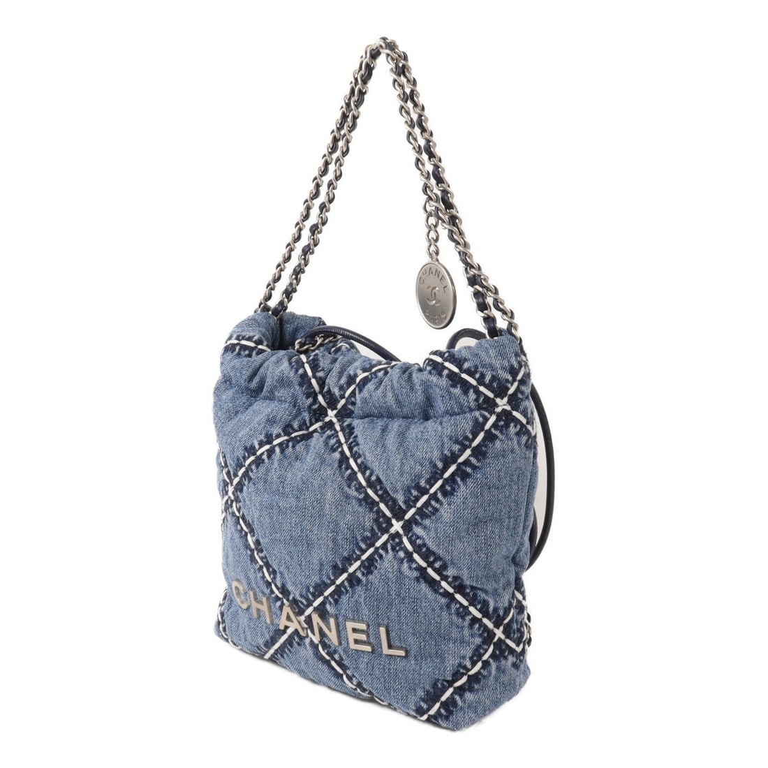 Chanel 22 Mini Denim Blue - 3