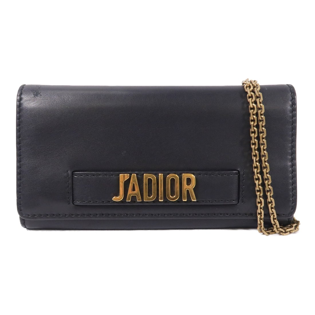 Dior J'Adior Wallet On Chain Black: GHW. Black J'Adior Wallet On Chain shoulder bag in calfskin. Accessories: shoulder strap. Product no.: 28-MA-0187. Size: W21 x H11 x D3 cm; shoulder max 118 cm.