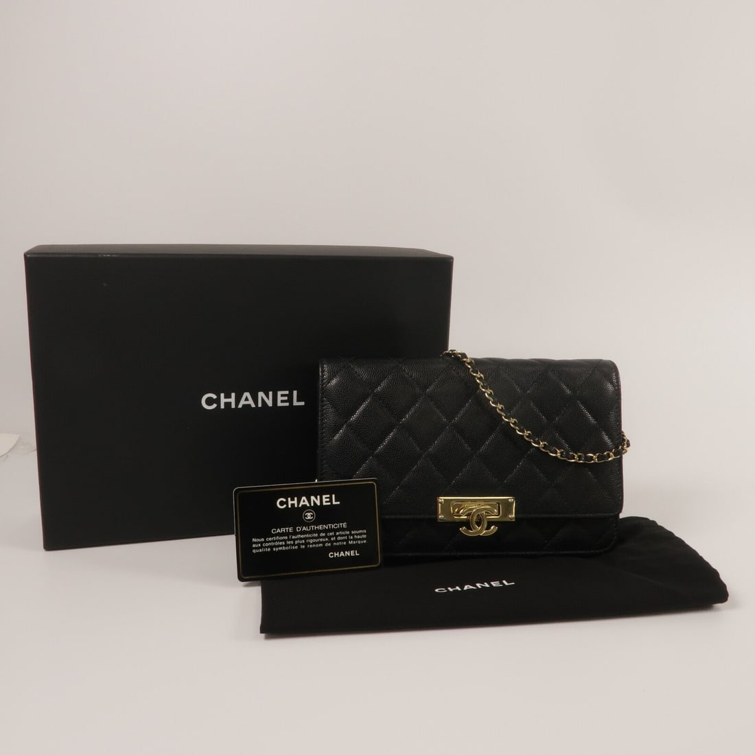 Chanel Golden Class WOC Black - 11