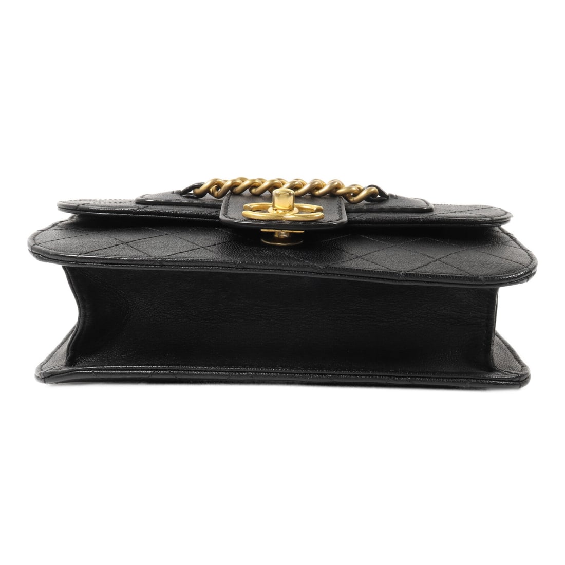 Chanel Front Chain Flap Black - 4