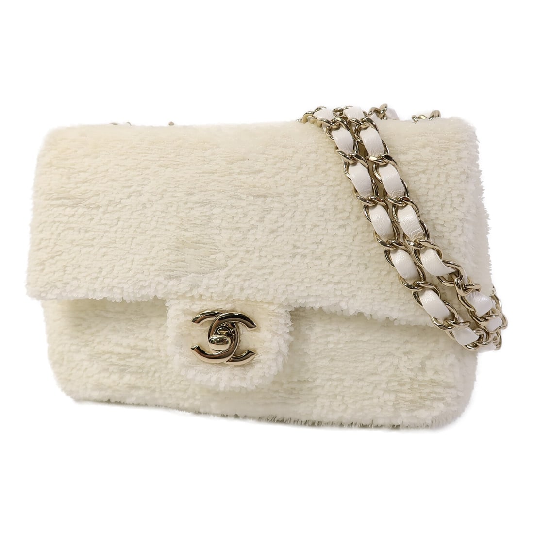 Chanel Mini Classic 20 Beads White - 3